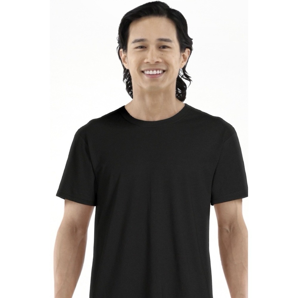 Men's Athletic Moisture Wicking T-shirt Black Size S NWT